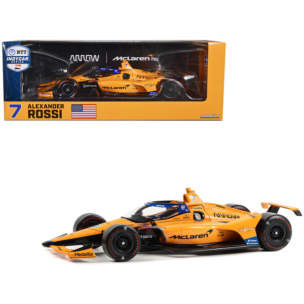 Greenlight Alexander Rossi Dallara IndyCar #7 McLaren 1/18
