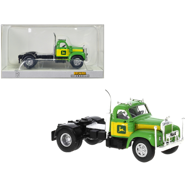 Brekina Mack B-61 John Deere Tractor 1/87 HO
