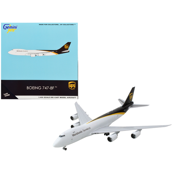 GeminiJets UPS Boeing 747-8F 1/400 Scale Model