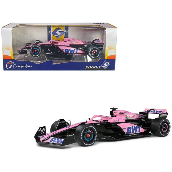 Solido 1/18 Alpine A523 F1 Pink Edition