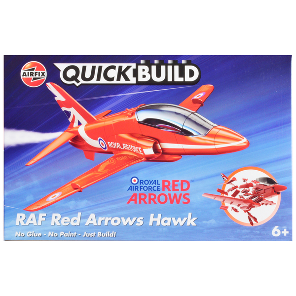Airfix Quickbuild Red Arrows Hawk Model Kit - Snap Together