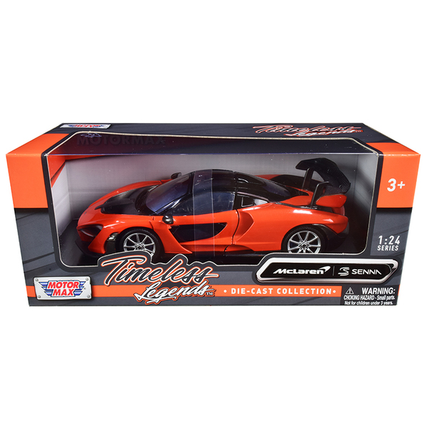 Motormax McLaren Senna Orange/Black 1/24 Diecast