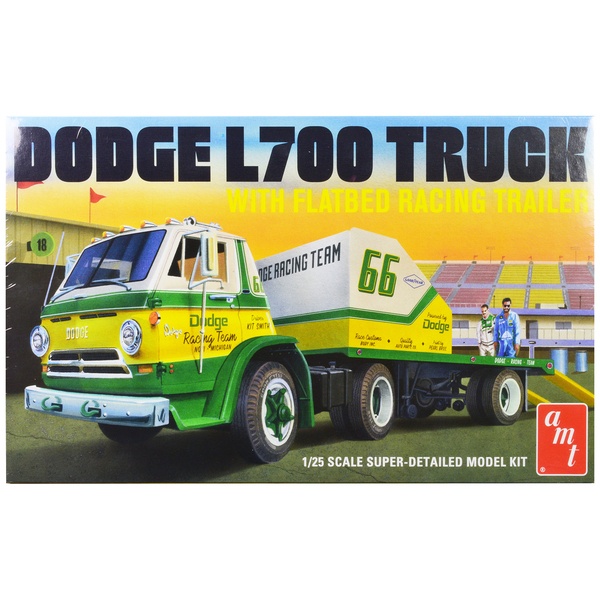 AMT 1966 Dodge L700 Truck & Trailer Model Kit