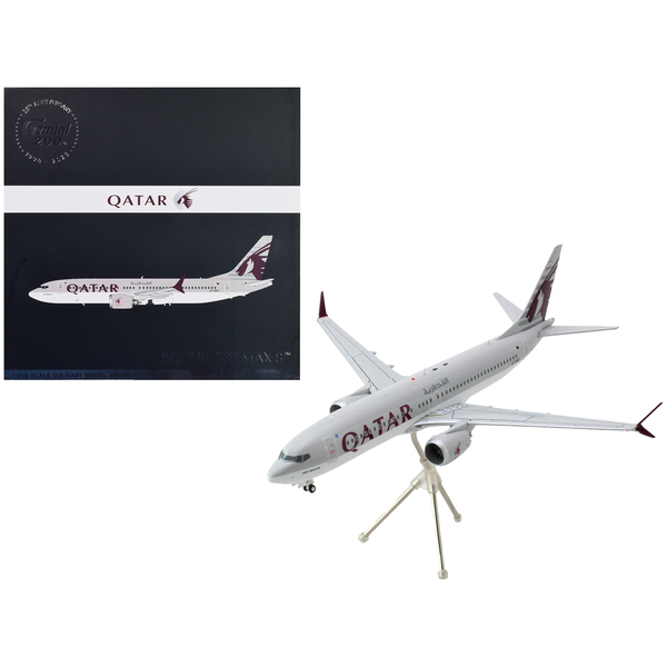 GeminiJets Qatar Airways Boeing 737 MAX 8 1/200 Scale Model
