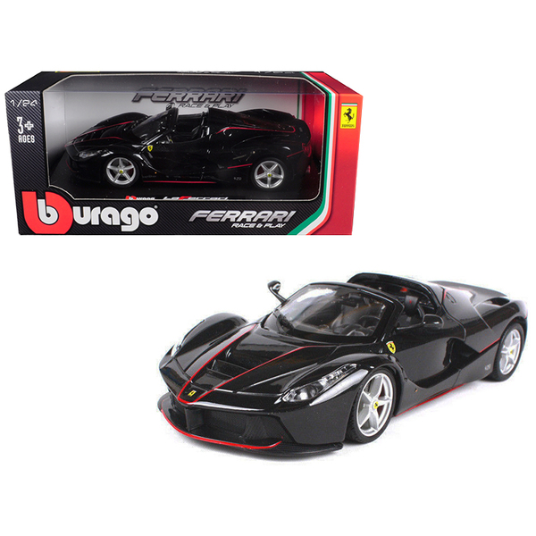Bburago Ferrari LaFerrari F70 Aperta Black 1/24 Scale