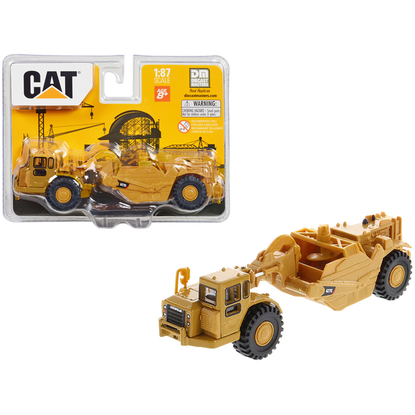 CAT Caterpillar Auger Scraper: Yellow 1/87 Diecast Model