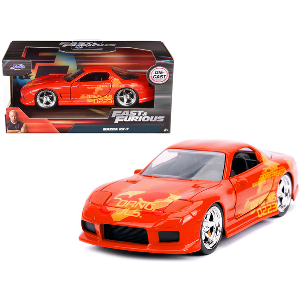 Jada Fast & Furious Mazda RX-7 Orange 1/32