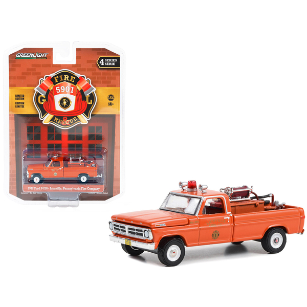 Greenlight 1972 Ford F-250 Fire Truck 1:64 - Lionville, PA