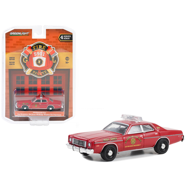 Greenlight 1976 Plymouth Fury Old Bridge Fire 1/64