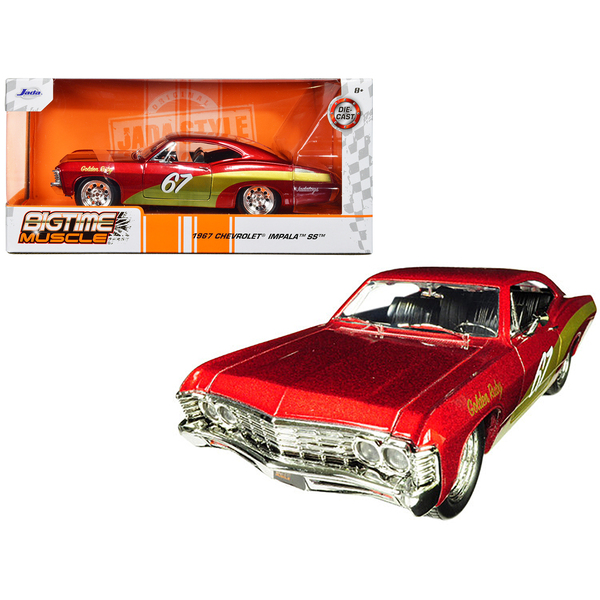 Jada 1967 Chevrolet Impala SS "Golden Ruby" 1/24 Diecast