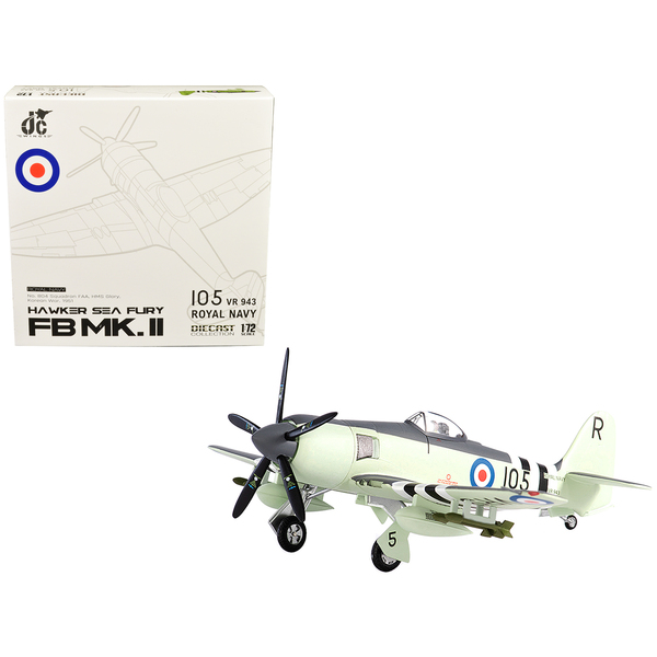Jc Wings Hawker Sea Fury 1/72 Scale Royal Navy Model