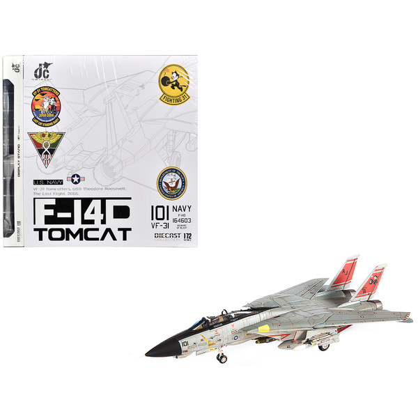 JC Wings F-14D Tomcat VF-31 Tomcatters 1/72 Diecast