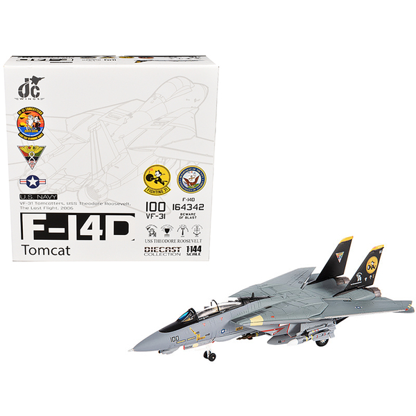 JC Wings 1/144 F-14D Tomcat VF-31 Tomcatters Diecast