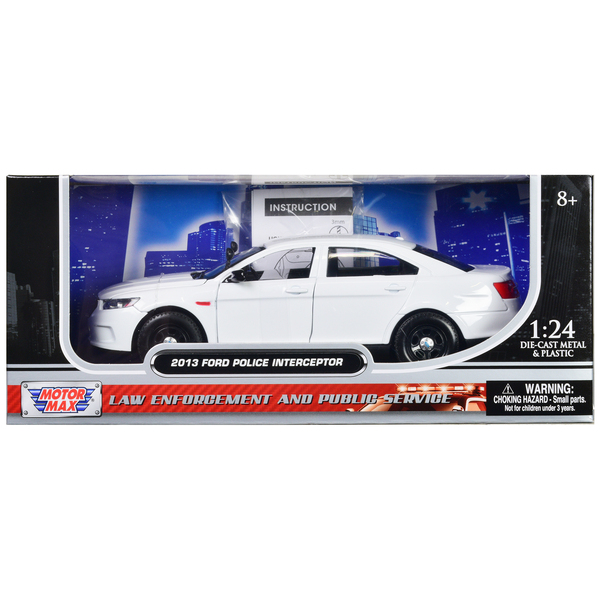 Motormax Ford Interceptor Builder's Kit - White