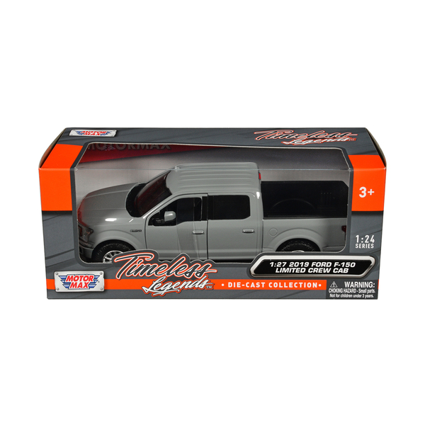 Motormax 2019 Ford F-150 Limited Truck Gray 1/24-1/27 Scale