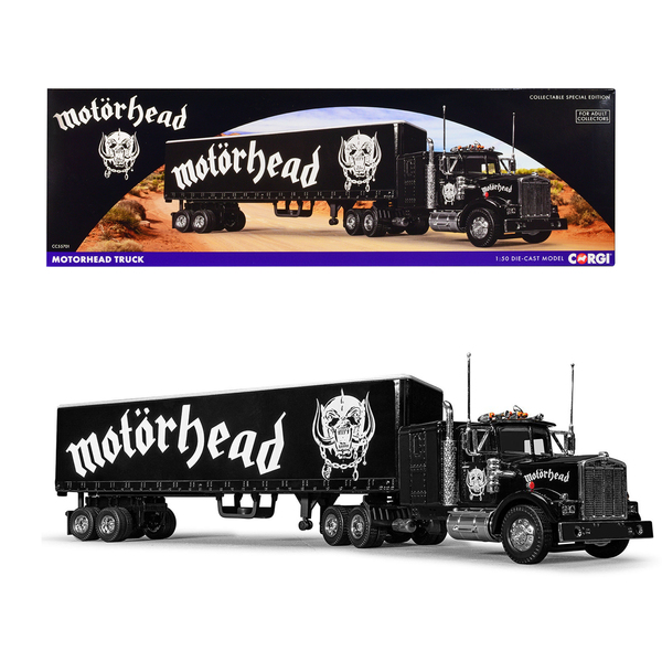 Corgi Motorhead Transport Truck Black 1/50 Diecast Model