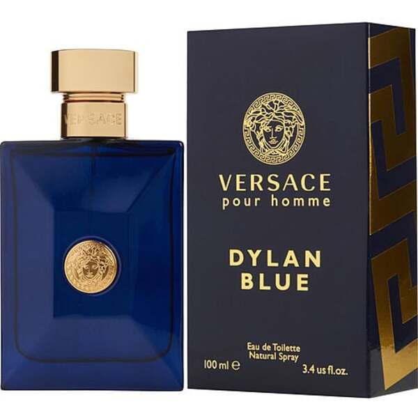 Versace Dylan Blue Eau de Toilette 3.4oz (100ml) Spray for Men - A Fresh, Bold Scent