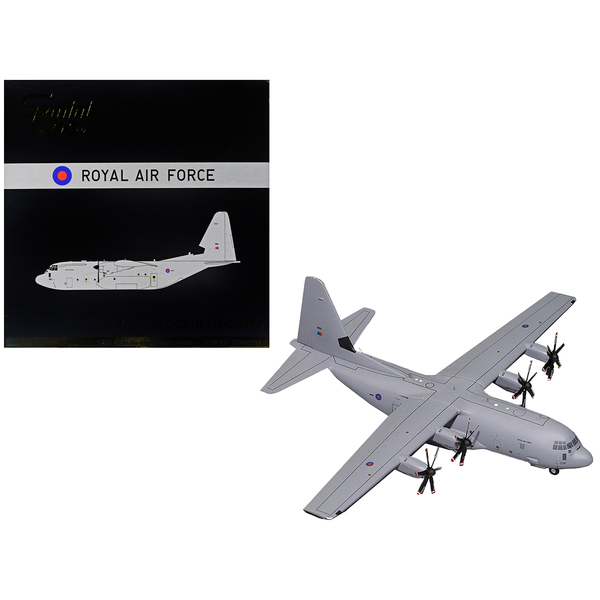 GeminiJets RAF C-130J Super Hercules Gray 1/200 Model