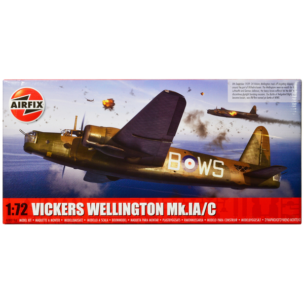Airfix Vickers Wellington Bomber Model Kit 1/72 Scale