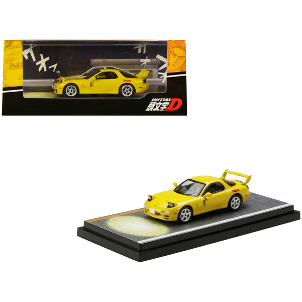 Hobby Japan Mazda RX-7 (FD3S) RHD Yellow "RedSuns" 1/64