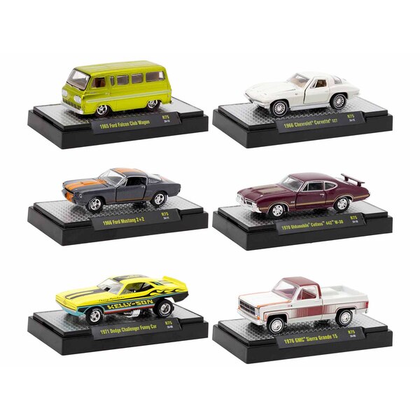 M2 Machines Auto Meets Release 75 Diecast Set (6 Cars)