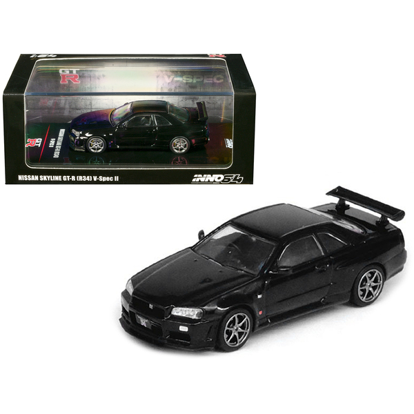 Inno Models 1/64 Nissan Skyline GT-R R34 V-SPEC II Black