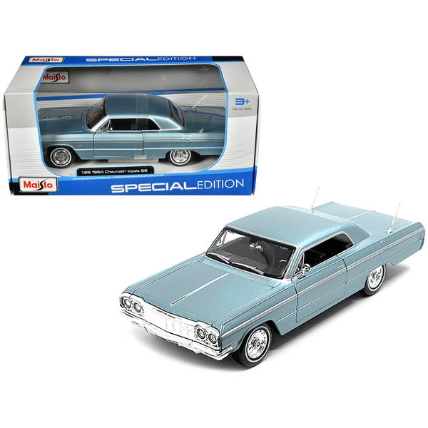 Maisto 1964 Chevy Impala SS Blue Metallic 1:26 Model