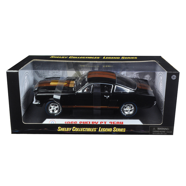Shelby Collectibles 1966 Mustang GT350 Hertz Blue/Gold 1:18