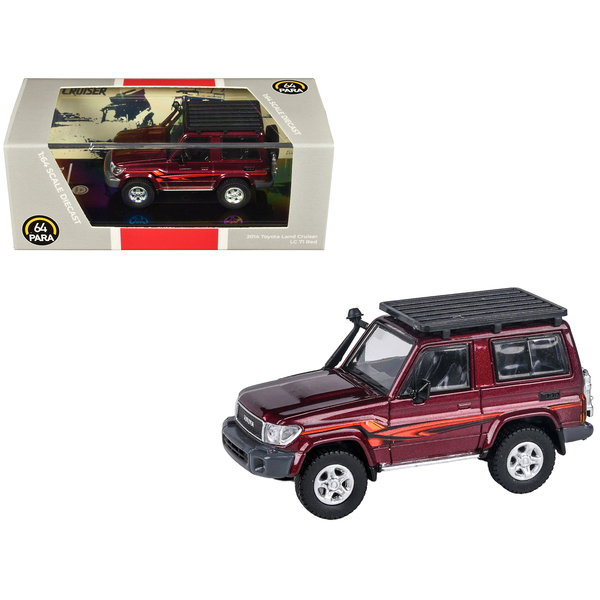 Paragon 2.5in Toyota Land Cruiser LC 71 - Red Metallic Diecast