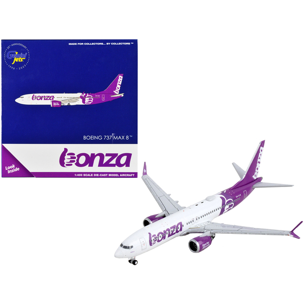GeminiJets Bonza Aviation B737 MAX 8 Model (1/400)