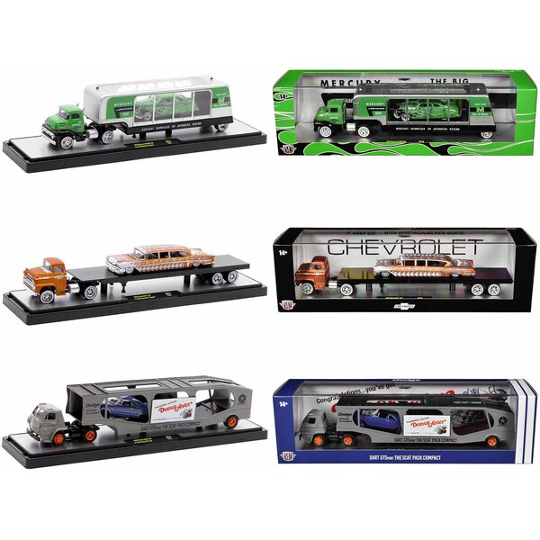 M2 Machines Auto Haulers Set Release 74 (3-Trucks)