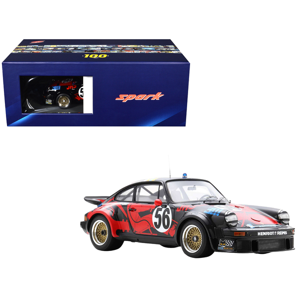 Spark 1/18 Porsche 934 #56 JMS Racing Le Mans 1977