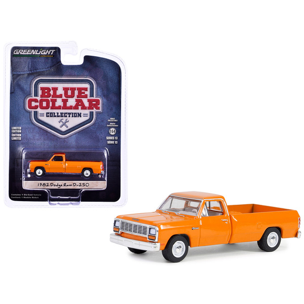 Greenlight 1982 Dodge Ram D-250 Pickup Truck - DOT Orange