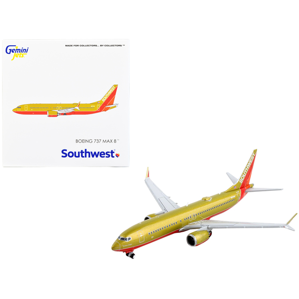 GeminiJets Southwest Airlines Boeing 737 MAX 8 1/400 Model