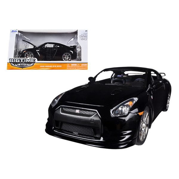 Jada 2009 Nissan GT-R R35 (Black) 1:24 Diecast Model