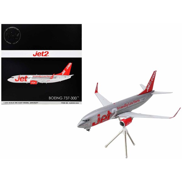 GeminiJets Jet2 Boeing 737-300 1/200 Scale Diecast Model