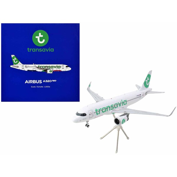 GeminiJets Transavia A320neo 1/200 Scale Diecast Model
