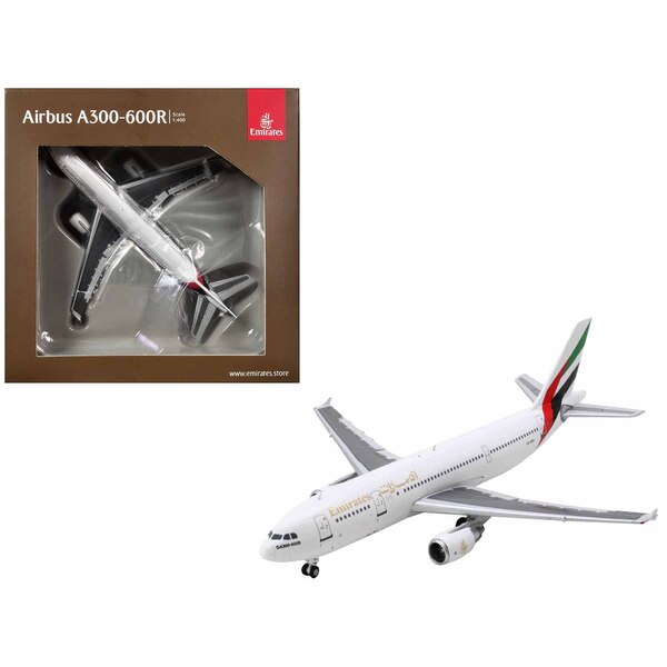 GeminiJets Emirates Airbus A300-600R 1/400 Scale Model