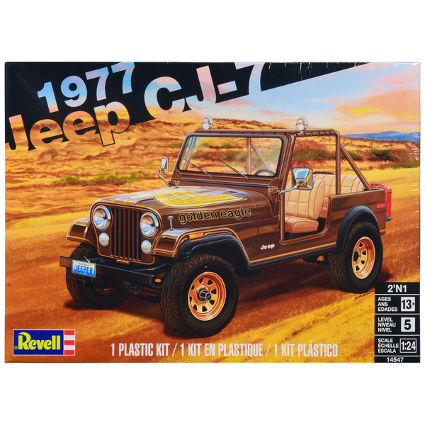 Revell 1977 Jeep CJ-7 2-in-1 Model Kit 1/24