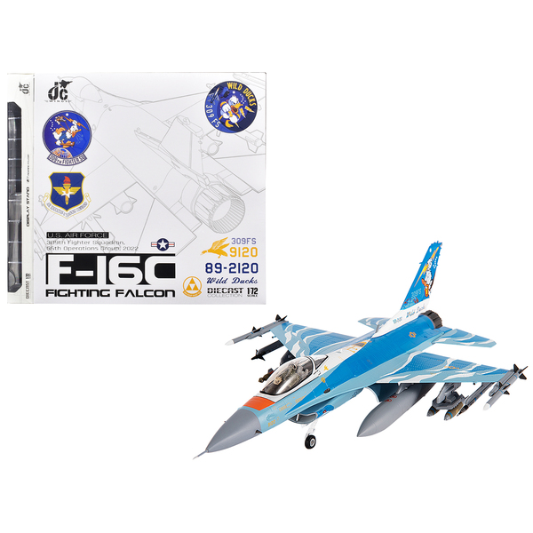 JC Wings 1/72 F-16C Fighting Falcon USAF Diecast Model