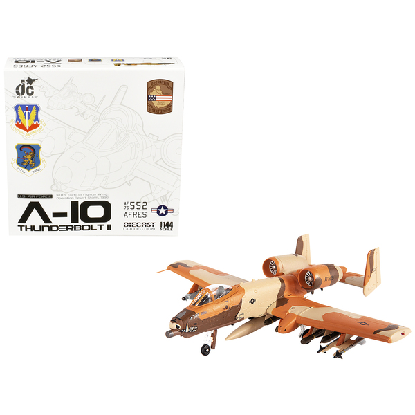 JC Wings A-10 Thunderbolt II 1/144 Desert Storm Diecast
