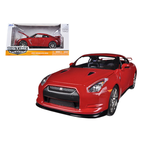 Jada 2009 Nissan GT-R R35 Red 1/24 Diecast Car