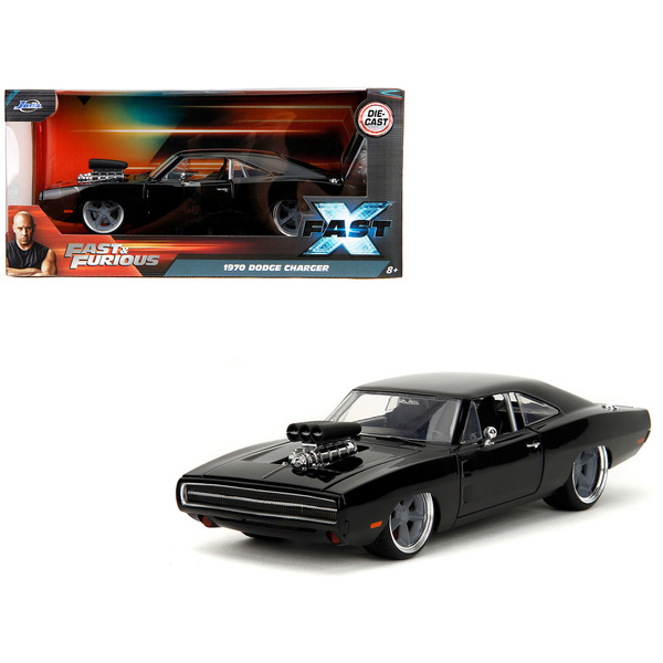 Jada 1970 Dodge Charger R/T "Fast X" 1/24 Diecast - Black