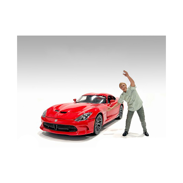 American Diorama 1/24 Scale Figure 5: 3.25" Hand-Painted Poly-Resin Detailer