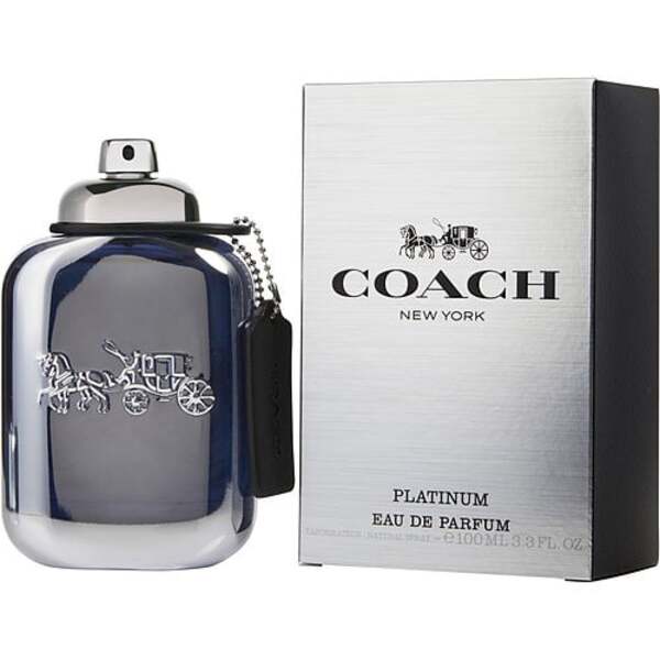 Coach Platinum Eau De Parfum 3.3 oz - A Bold & Sophisticated Scent for Men