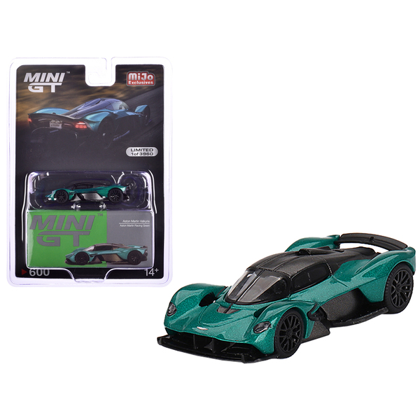 Mini GT Aston Martin Valkyrie - Racing Green, 1/64 Scale Diecast