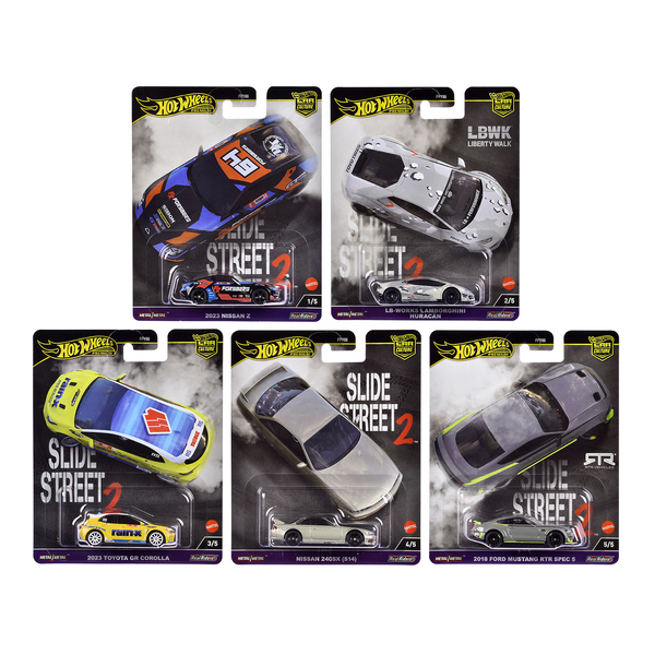 Hot Wheels Car Culture 'Slide Street 2' 5-Car Set