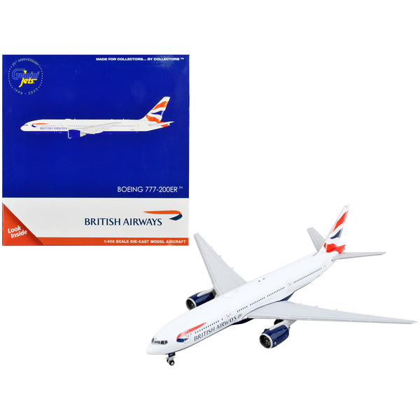 GeminiJets British Airways Boeing 777-200ER (G-YMMS) 1/400