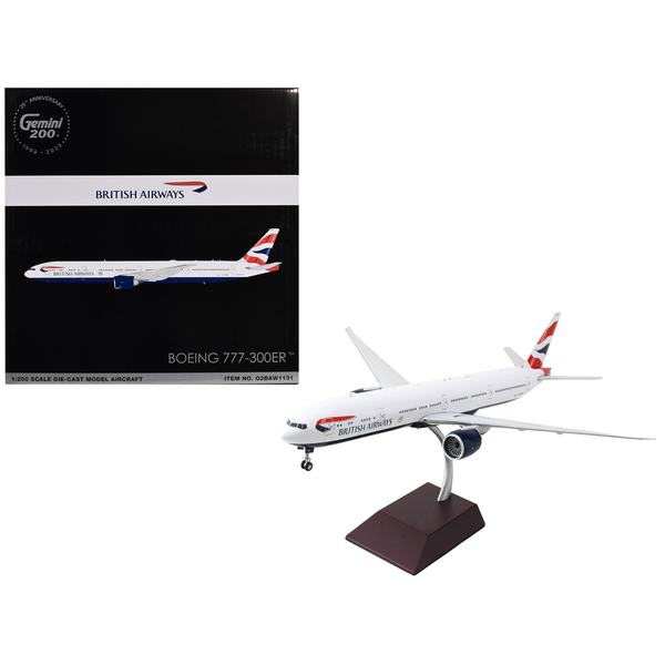 GeminiJets British Airways Boeing 777-300ER 1/200 (G-STBH)