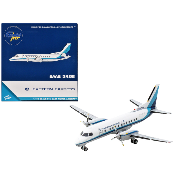 GeminiJets Eastern Express Saab 340B 1/400 Diecast Model